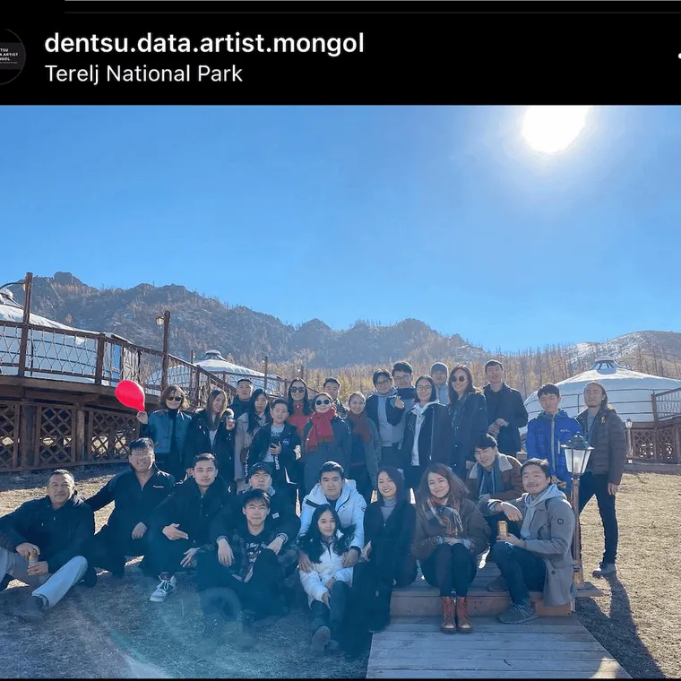 The DDAM team photographed together